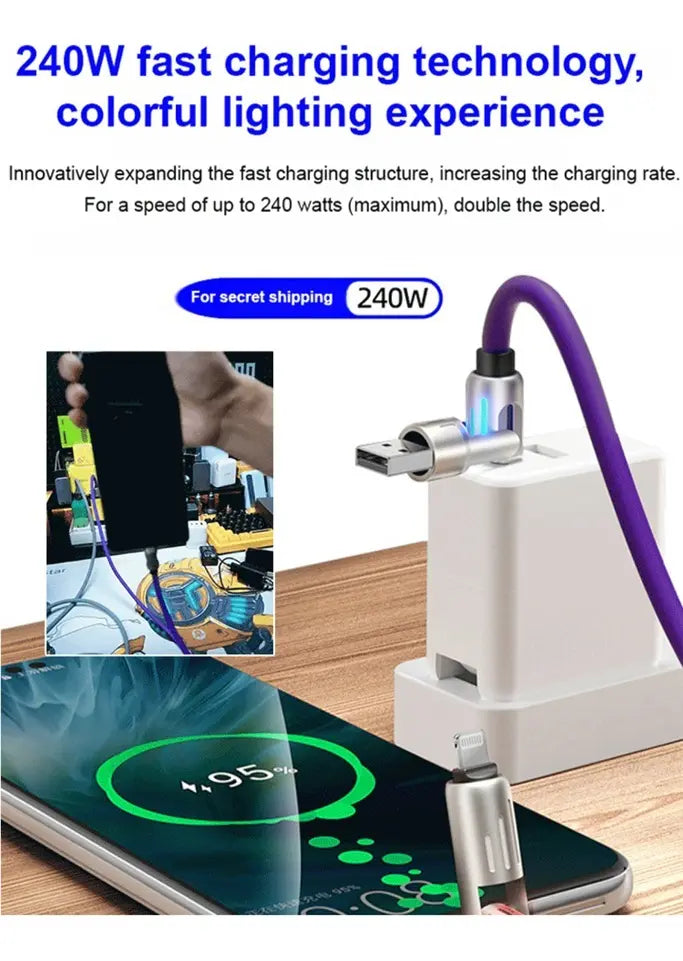 Para Applicable To 2 Pieces 4 In 1 Data Cable Type-c