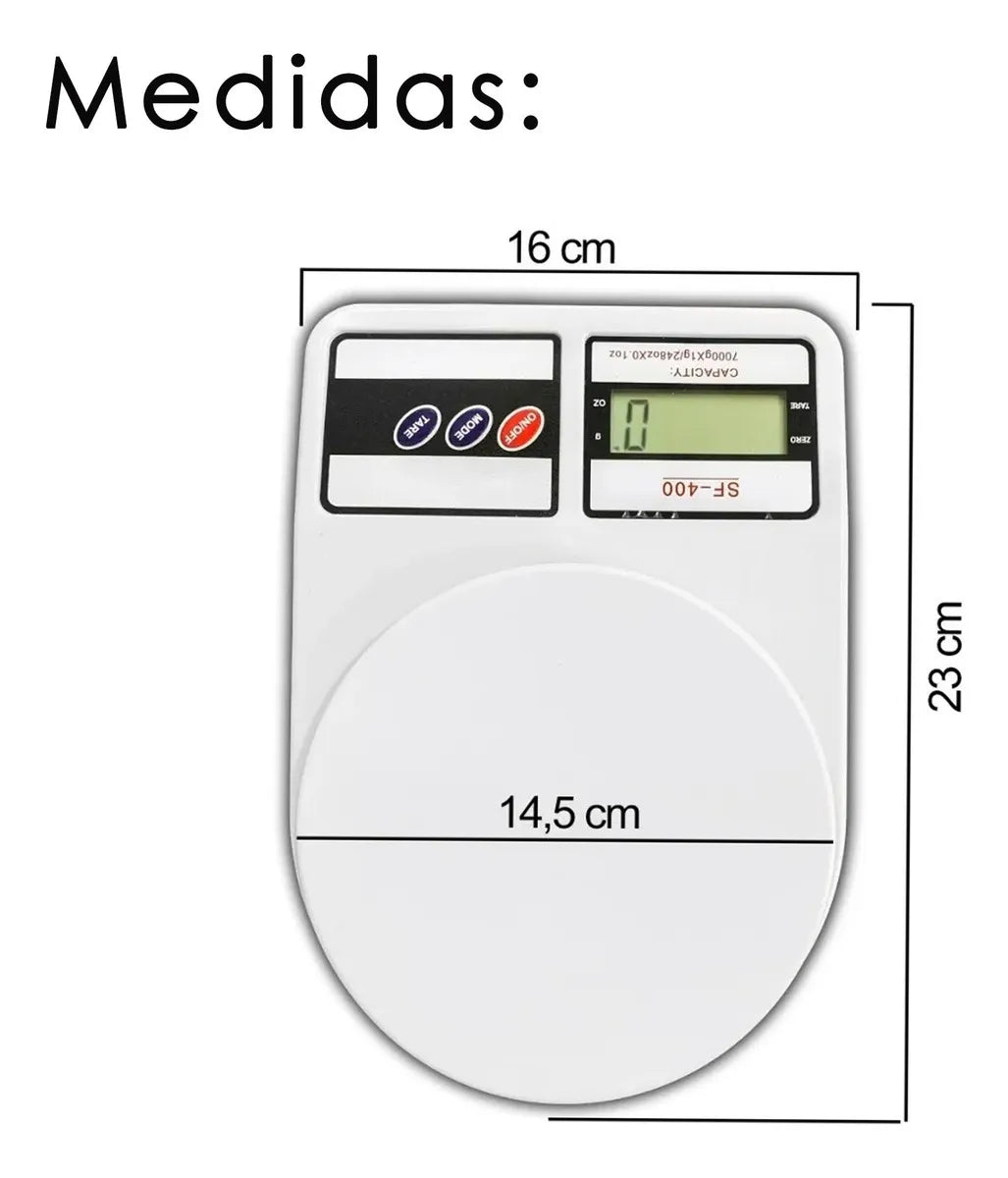 Balanza de cocina digital