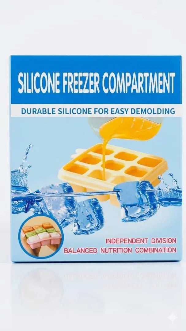 Hielera Molde De Silicon Para Hielo 9 Espacios