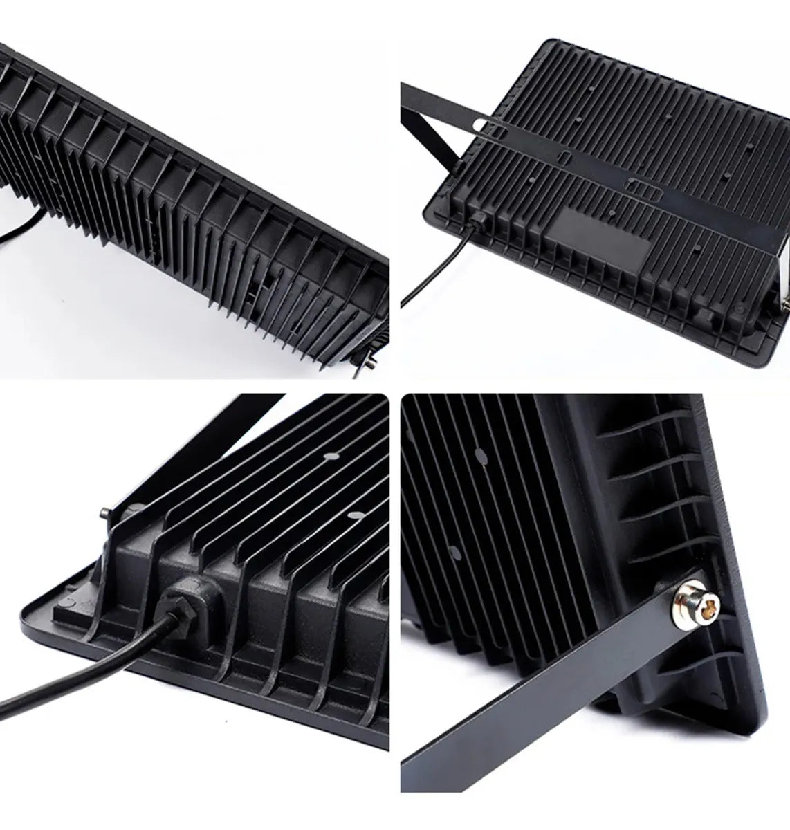 Foco Led 50w Interior Exterior Calidad Ip66 Negro Blanco Frío