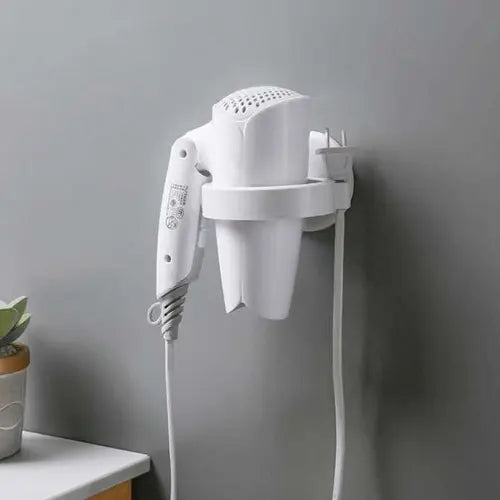 Soporte Para Secador De Pelo A La Pared Autoadhesivo