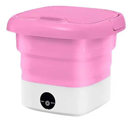 Mini Lavasecadora Plegable 2 En 1 Para Camping Y Viaje