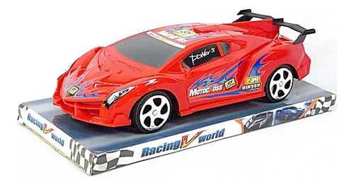 juguete auto De Carreras Pull Line A Fricción Con Alerón