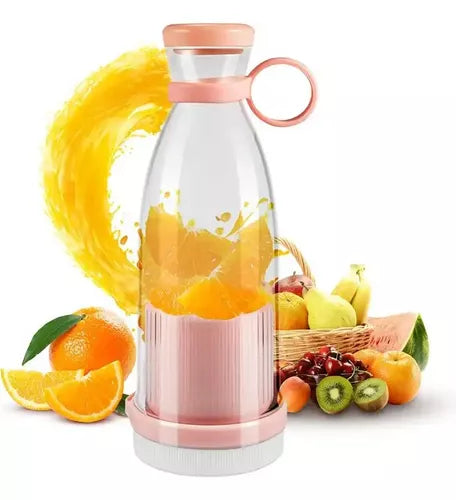 Alicuadora Portatil Recargable Usb Juguera Botella Batidora
