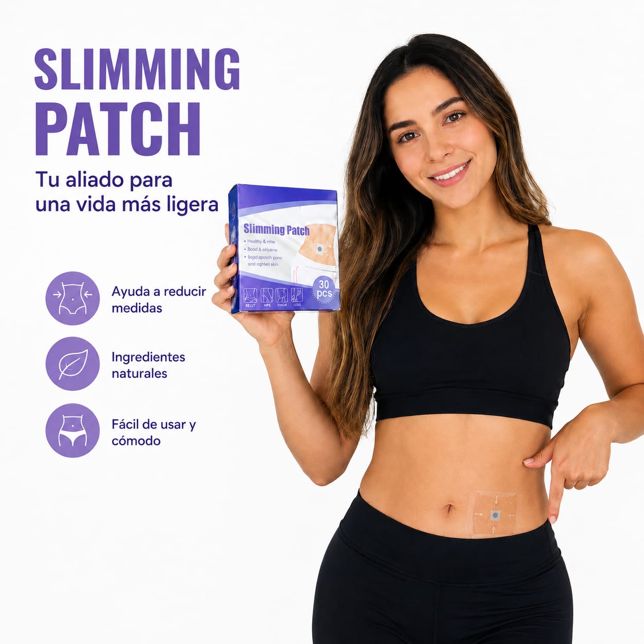 90 Parches Para Adelgazar Abdomen Slimming Patch