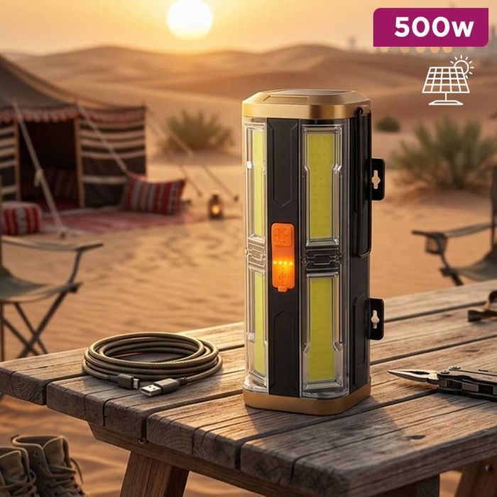 Farol Solar 4 Paneles