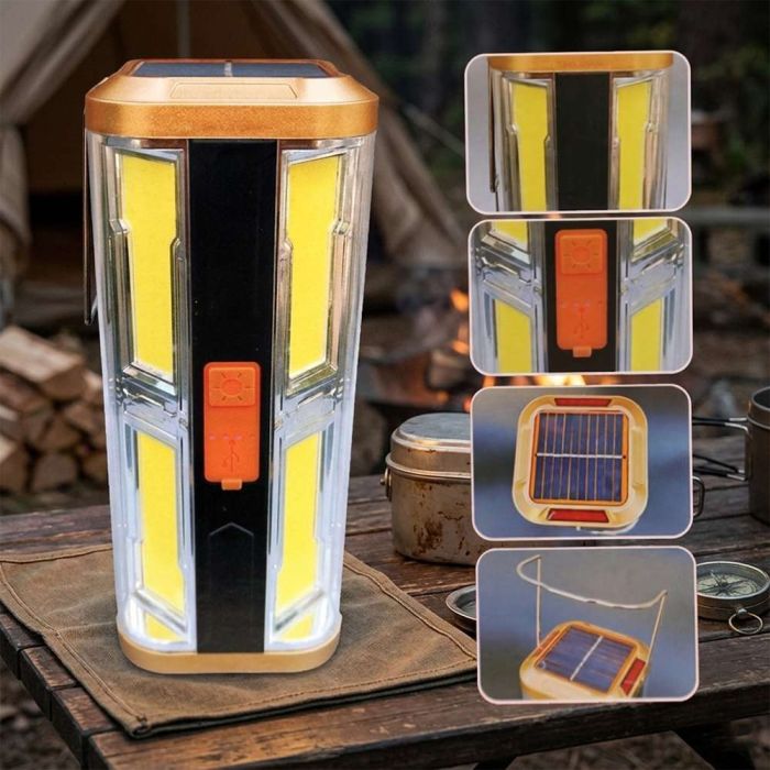 Farol Solar 4 Paneles