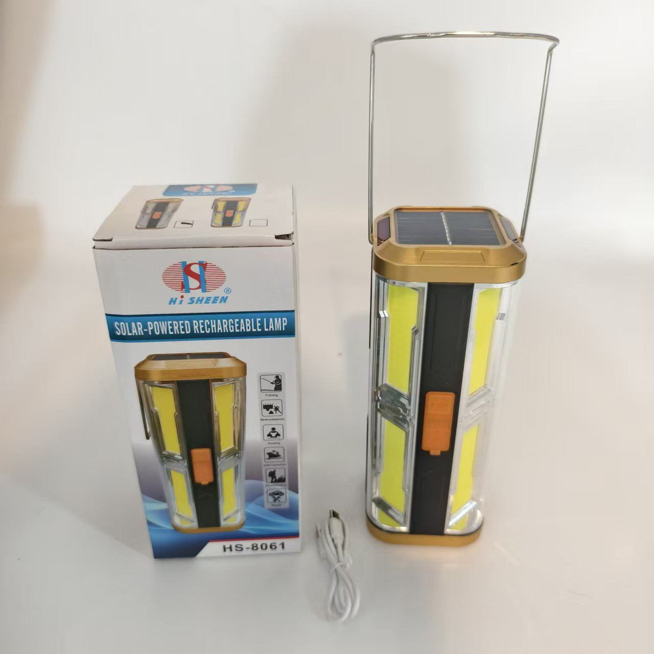Farol Solar 4 Paneles
