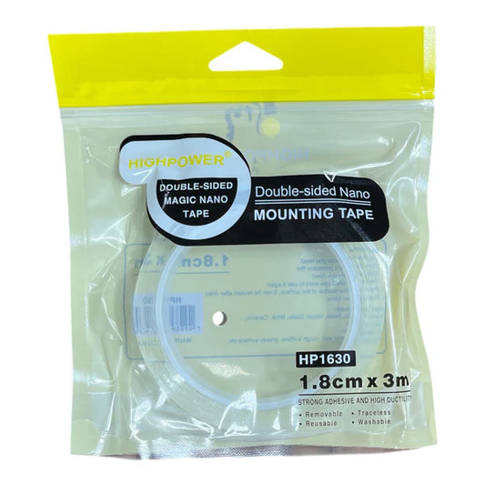 Cinta doble faz 1.8cmx3m