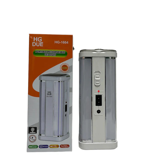 Lámpara de emergencia recargable y panel solar con colgante